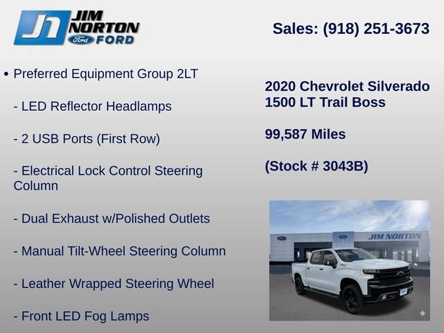 2020 Chevrolet Silverado 1500 LT Trail Boss