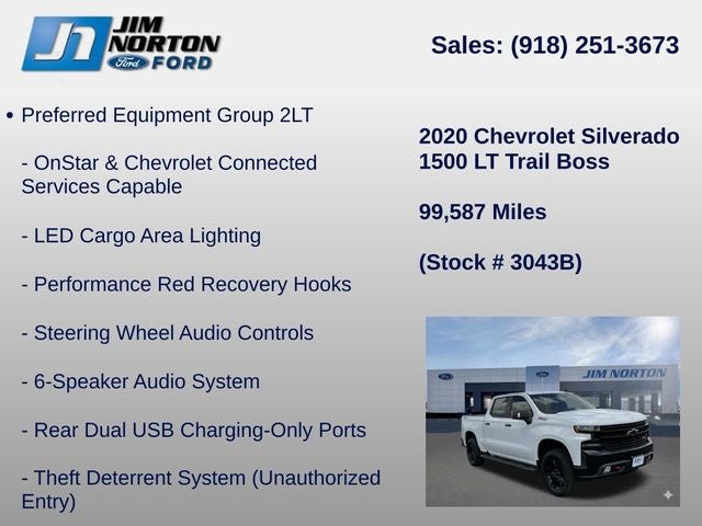 2020 Chevrolet Silverado 1500 LT Trail Boss