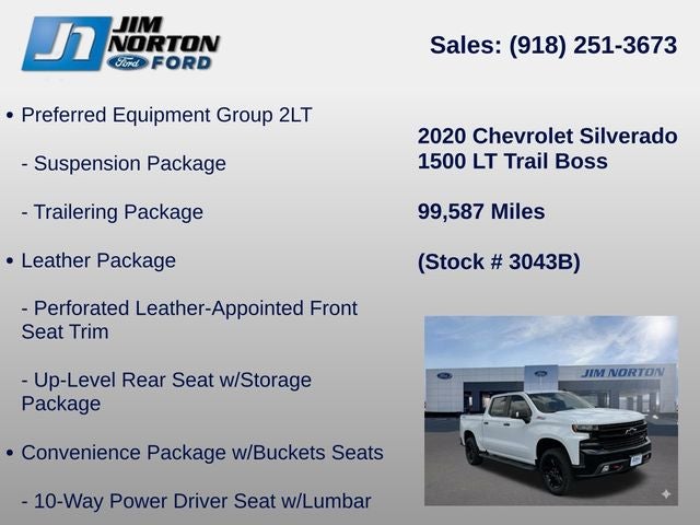 2020 Chevrolet Silverado 1500 LT Trail Boss