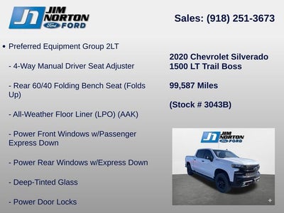 2020 Chevrolet Silverado 1500 LT Trail Boss
