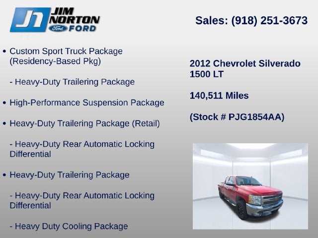 2012 Chevrolet Silverado 1500 LT