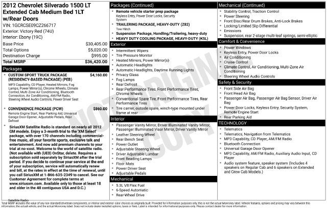 2012 Chevrolet Silverado 1500 LT