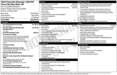 2024 Chevrolet Silverado 1500 RST