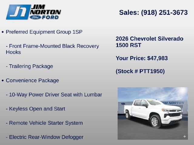2026 Chevrolet Silverado 1500 RST