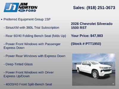 2026 Chevrolet Silverado 1500 RST