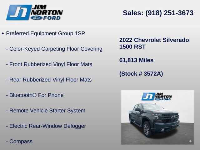 2022 Chevrolet Silverado 1500 LTD RST