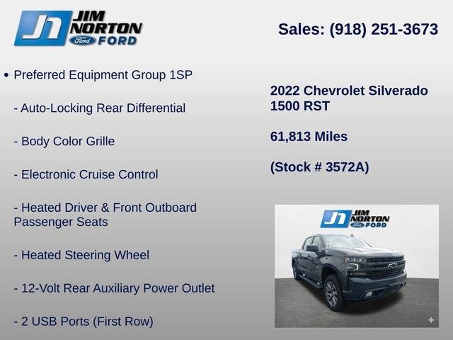 2022 Chevrolet Silverado 1500 LTD RST
