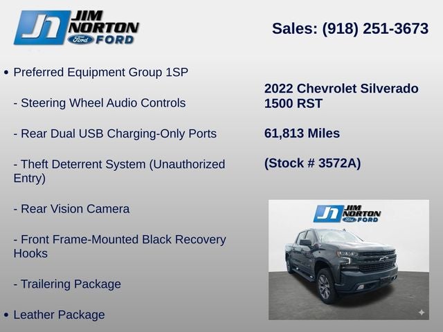 2022 Chevrolet Silverado 1500 LTD RST