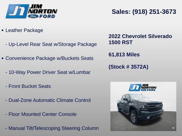 2022 Chevrolet Silverado 1500 LTD RST