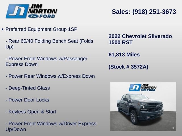 2022 Chevrolet Silverado 1500 LTD RST