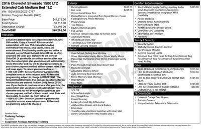 2016 Chevrolet Silverado 1500 LTZ 1LZ