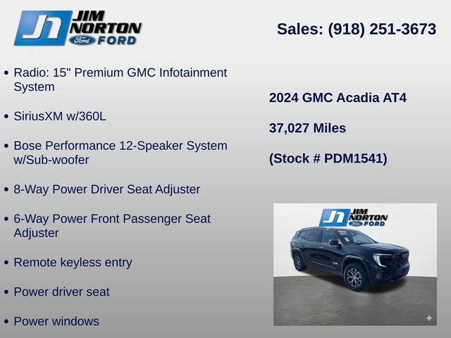 2024 GMC Acadia AT4