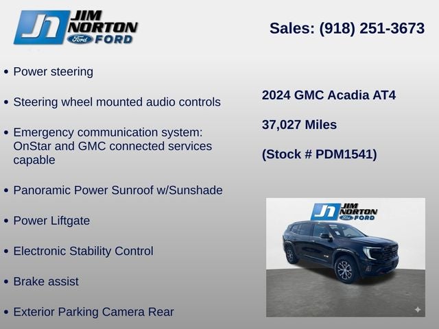 2024 GMC Acadia AT4
