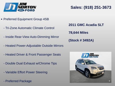 2011 GMC Acadia SLT-2