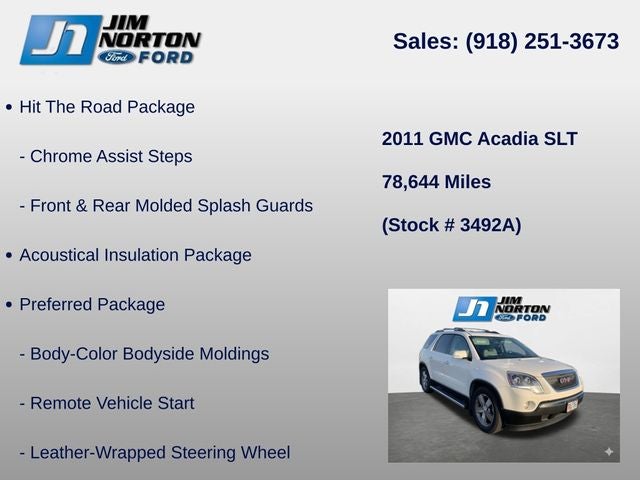2011 GMC Acadia SLT-2
