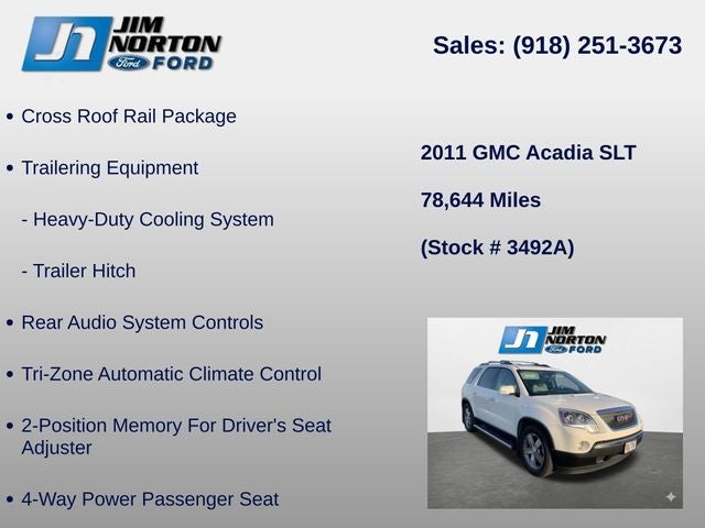 2011 GMC Acadia SLT-2