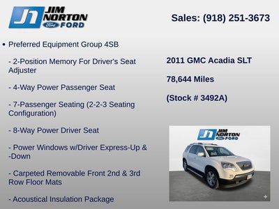 2011 GMC Acadia SLT-2