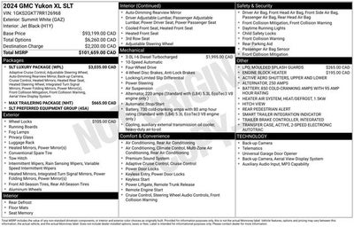2024 GMC Yukon XL SLT