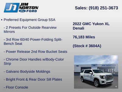 2022 GMC Yukon XL Denali