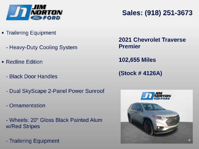 2021 Chevrolet Traverse Premier