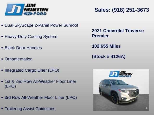 2021 Chevrolet Traverse Premier
