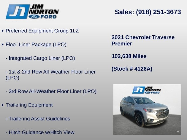 2021 Chevrolet Traverse Premier