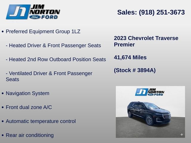 2023 Chevrolet Traverse Premier
