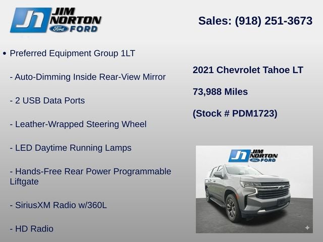 2021 Chevrolet Tahoe LT