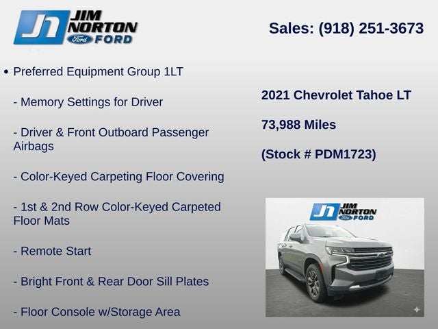 2021 Chevrolet Tahoe LT