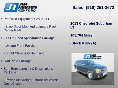 2013 Chevrolet Suburban 1500 LT