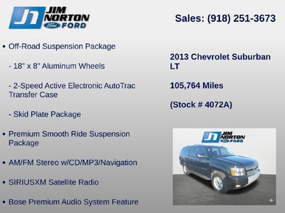 2013 Chevrolet Suburban 1500 LT