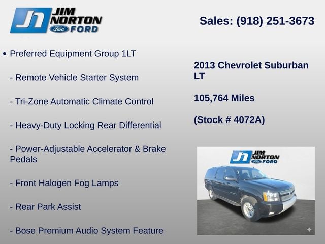 2013 Chevrolet Suburban 1500 LT