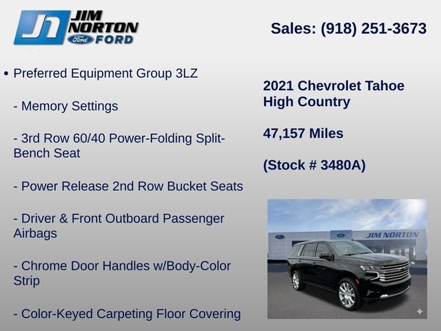 2021 Chevrolet Tahoe High Country