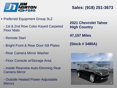 2021 Chevrolet Tahoe High Country