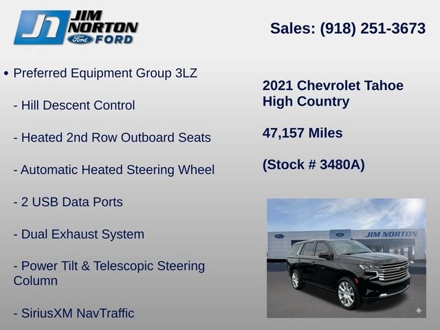 2021 Chevrolet Tahoe High Country