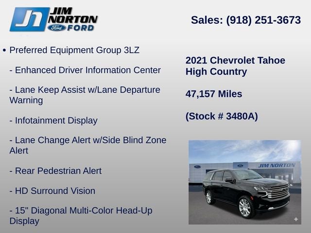 2021 Chevrolet Tahoe High Country