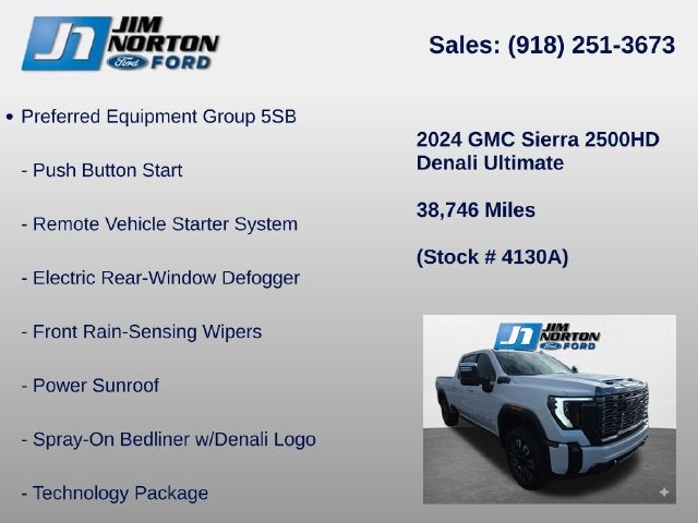 2024 GMC Sierra 2500HD Denali Ultimate