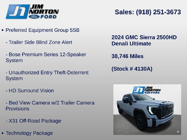 2024 GMC Sierra 2500HD Denali Ultimate