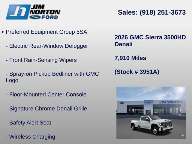 2026 GMC Sierra 3500HD Denali