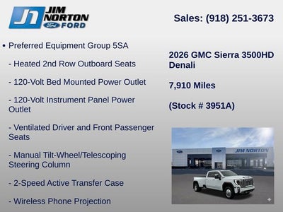 2026 GMC Sierra 3500HD Denali