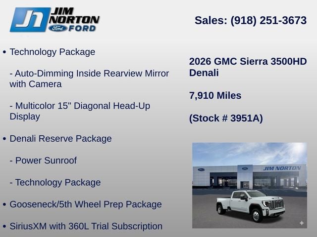 2026 GMC Sierra 3500HD Denali