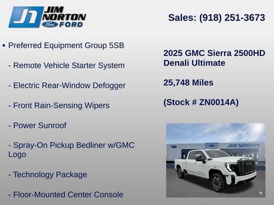 2025 GMC Sierra 2500HD Denali Ultimate