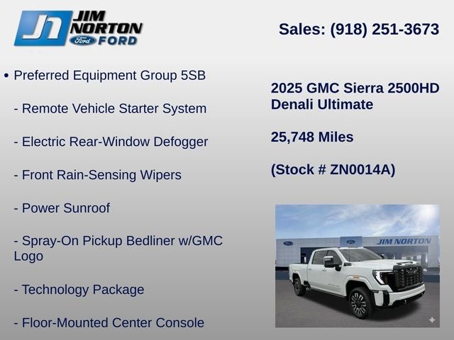 2025 GMC Sierra 2500HD Denali Ultimate