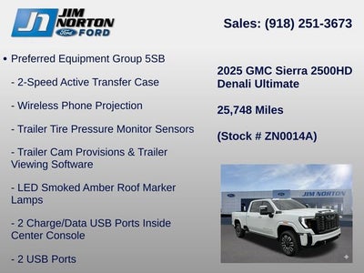 2025 GMC Sierra 2500HD Denali Ultimate