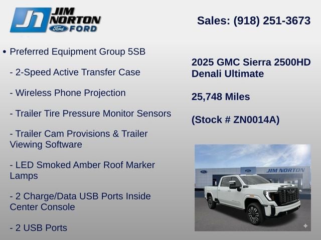 2025 GMC Sierra 2500HD Denali Ultimate