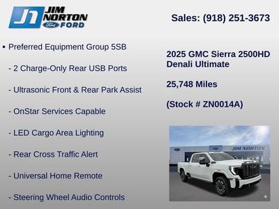 2025 GMC Sierra 2500HD Denali Ultimate