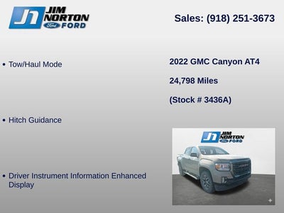 2022 GMC Canyon AT4 w/Leather
