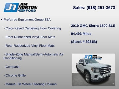 2019 GMC Sierra 1500 SLE