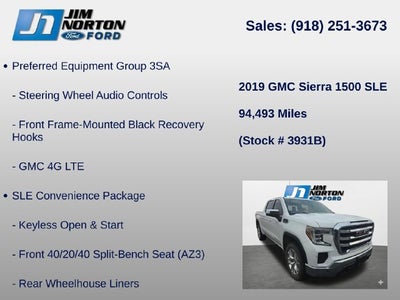 2019 GMC Sierra 1500 SLE