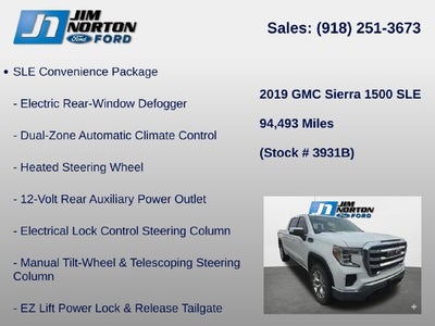 2019 GMC Sierra 1500 SLE